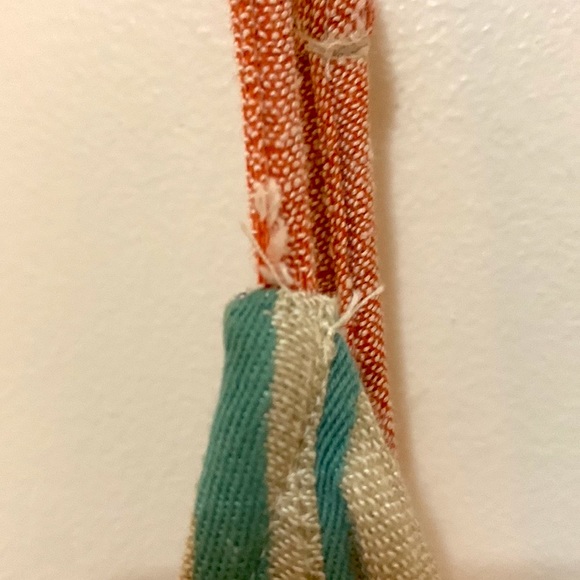 Multicoloured Stripes with Cream Base American Eagle Romper (w/ pockets!) (US M) - Picture 4 of 4